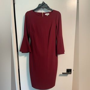 Maroon / Wine Calvin Klein Dress